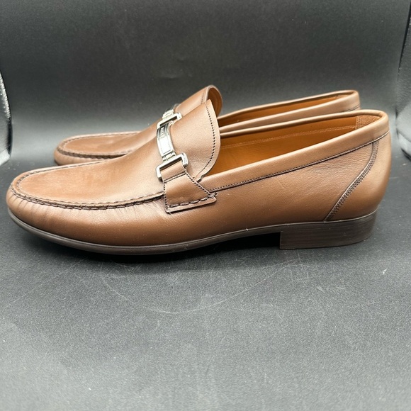 Bally Tecno Leather Loafer Men’s 11 Brown NWOT - Picture 3 of 7
